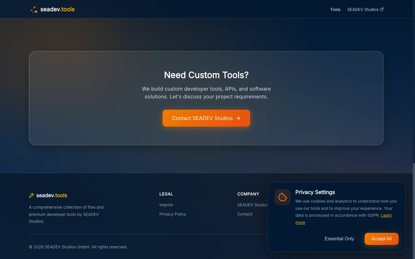 SEADEV Tools Collection